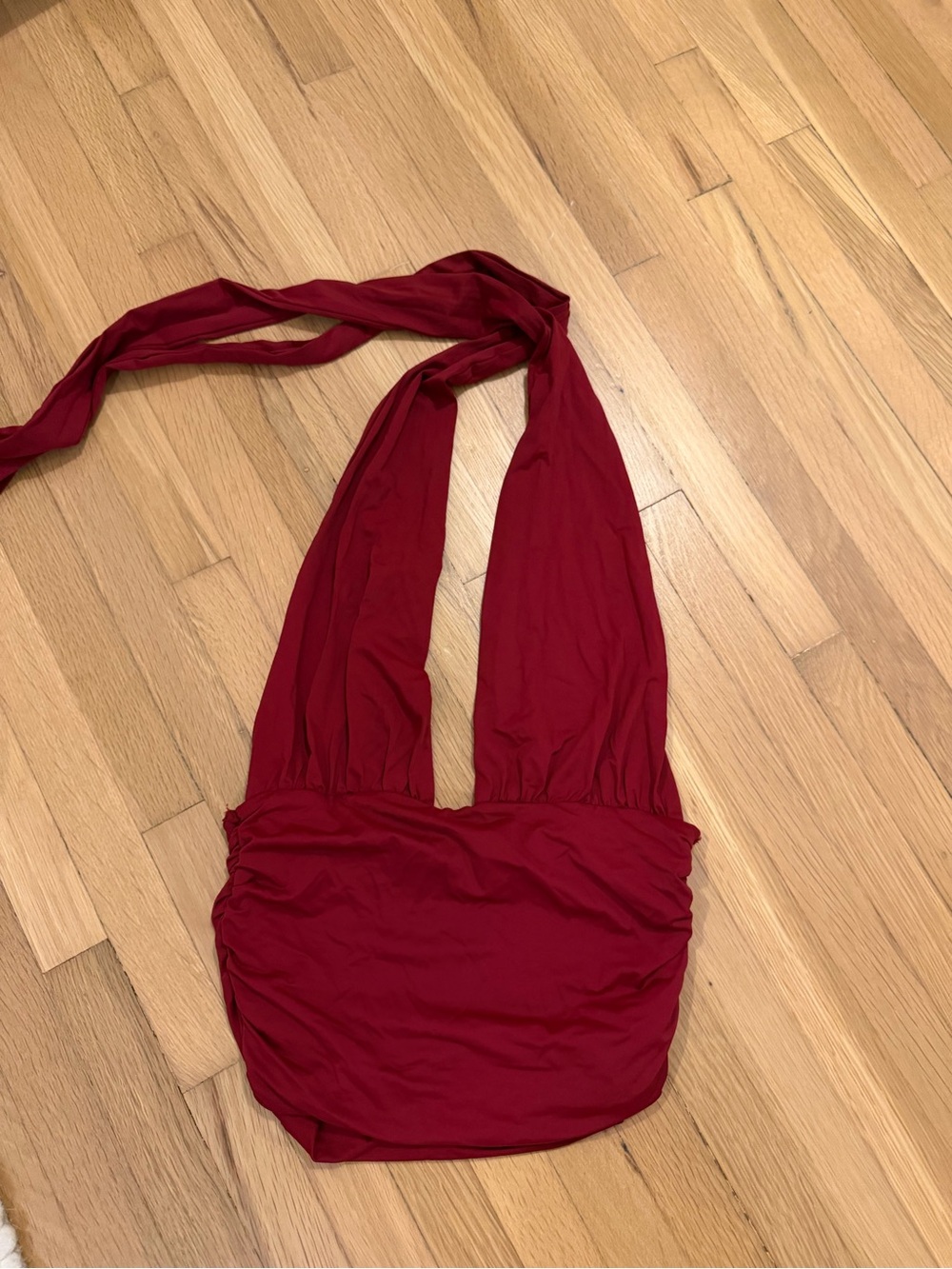Zara Women’s Halter Top - Burgundy